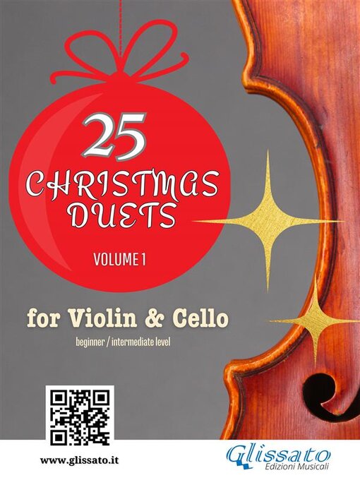 Cover image for 25 Christmas Duets for Violin and Cello – Volume 1